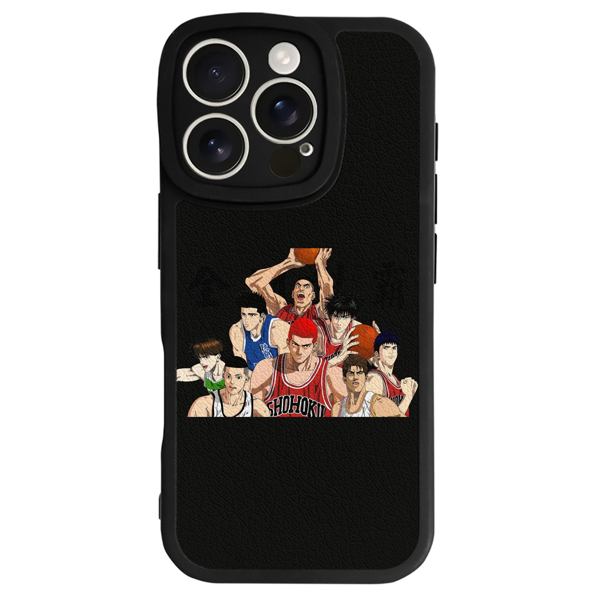 （画像用） SLAM DUNK／スラムダンク 【iPhone 16シリーズ対応】シリコンスマホケース（レザー調） 材質：シリコン
